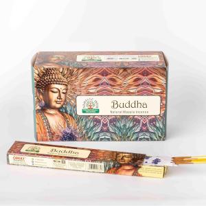 Bastoncini di Incenso Agarbatti Confezione da 12-240 Bastoncini Totali - Rilassamento Aromatico, Profumo per Meditazione e Yoga, Fatti a Mano dall'India (Buddha) Marca: NAMASTE INDIA