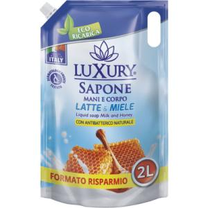 LUXURY SAPONE RICARICA LATTE ML2000
