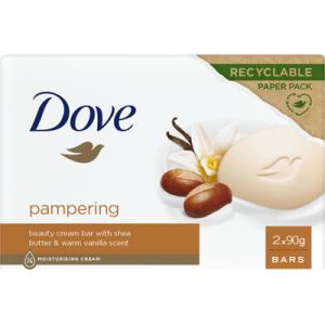 DOVE SAPONE GR.90 X 2 BURRO KARITE