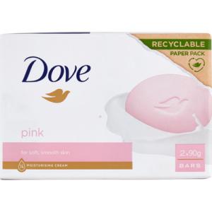 DOVE SAPONE GR.90 X 2 ROSA