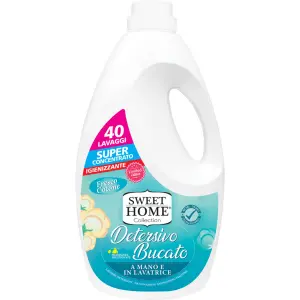 SWEET HOME DETERSIVO LIQUIDO BUCATO A MANO e LAVATRICE FRESCO COTONE 40 LAVAGGI 2000 ML