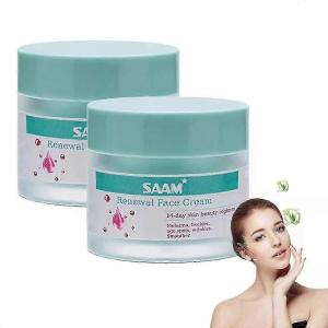 2PZ Saam Renewal Crema Viso 50g+50g Freckel Crema Idratante Contro il Melasma