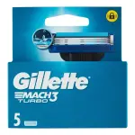 GILLETTE MACH3 TURBO RICAMBI 5 PZ