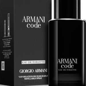 Armani Code Eau de Toilette ricaricabile per uomo 75ml