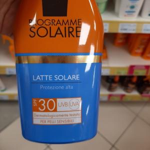 Programme Solaire Latte Solafe Protezione Alta SPF30