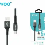 Cavo Ricarica Dati USB Nylon TYPE-C Sincronizza Fast Charge 5A USB C 1Mt X288c