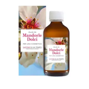 SAPONE DI UN TEMPO Olio Di Mandorle Dolci Puro 100% Uso Cosmetico 100 Ml